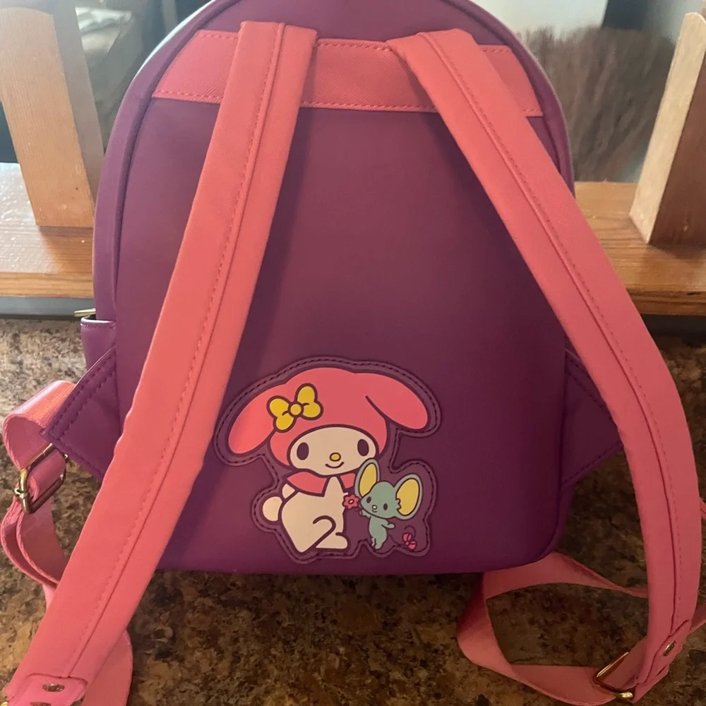 MY MELODY‎ & KUROMI SANRIO LOUNGEFLY BACKPACK Like New